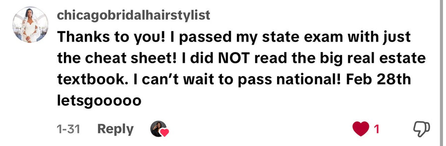 Message from a student