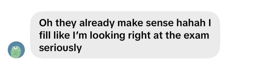 Message from a student