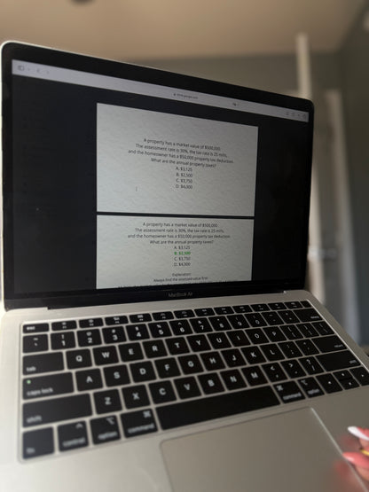 MINI Real Estate Exam Cheat Sheet - INSTANT DOWNLOAD
