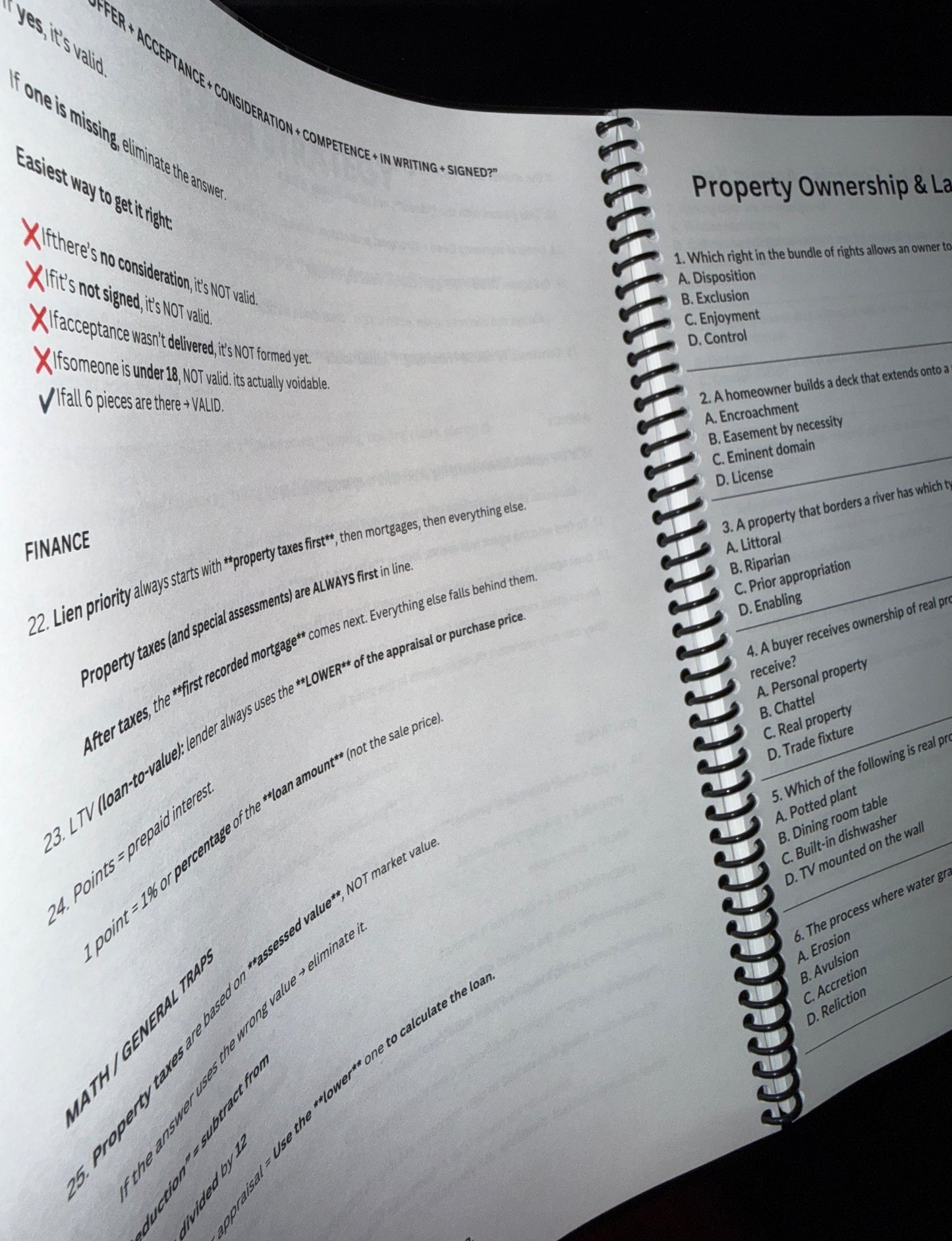 REAL ESTATE EXAM CHEAT SHEET WORKBOOK