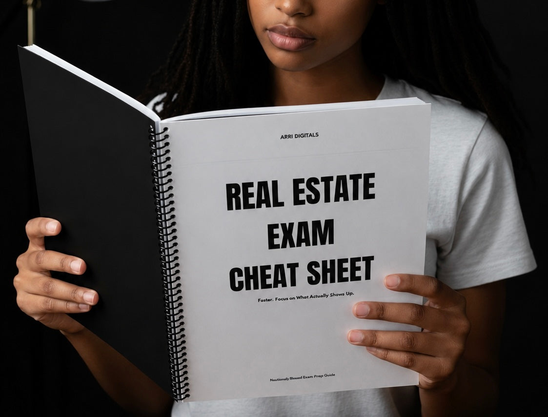 REAL ESTATE EXAM CHEAT SHEET WORKBOOK