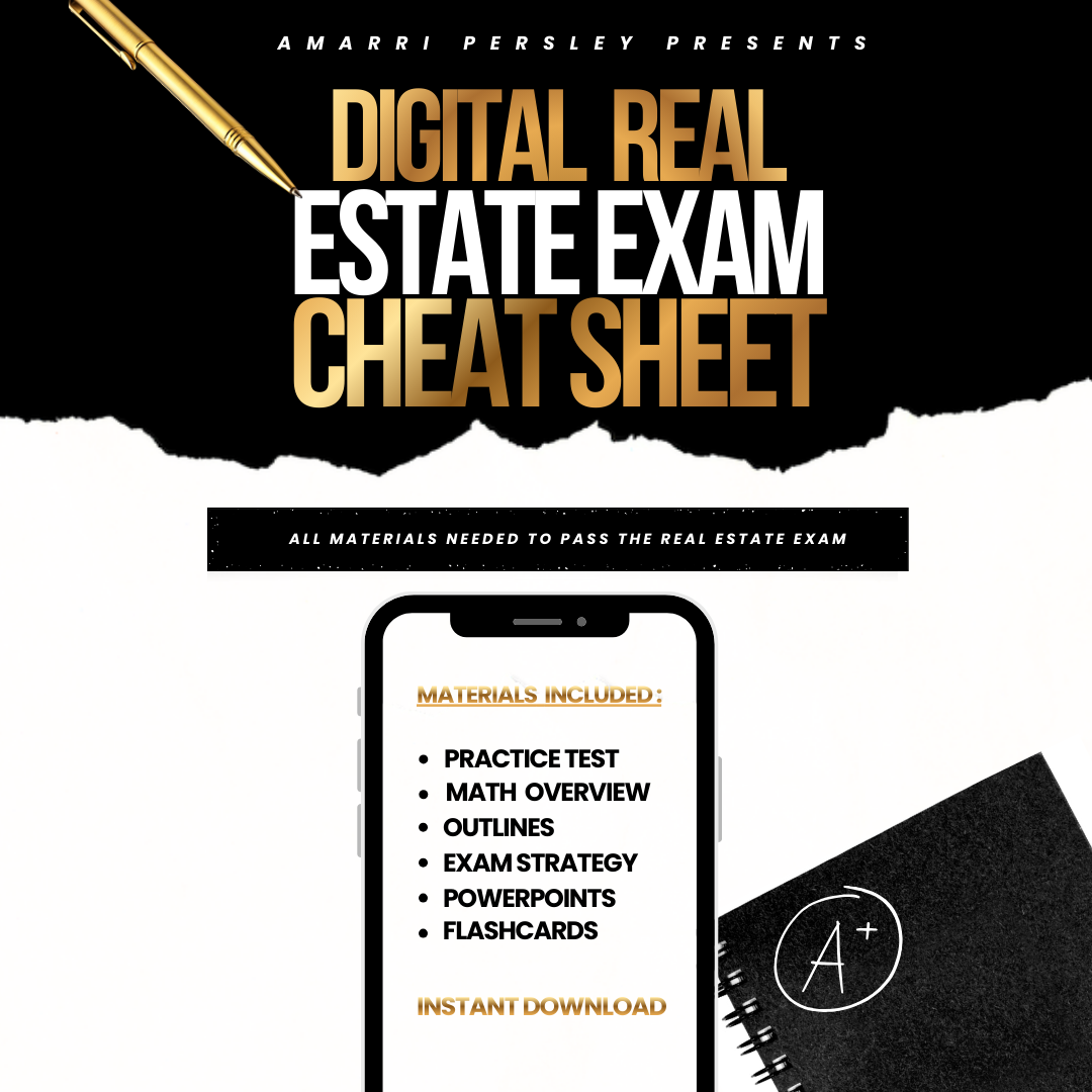 Real Estate Exam Cheat Sheet – Know What’s Actually on the Test (PASS FASTER)